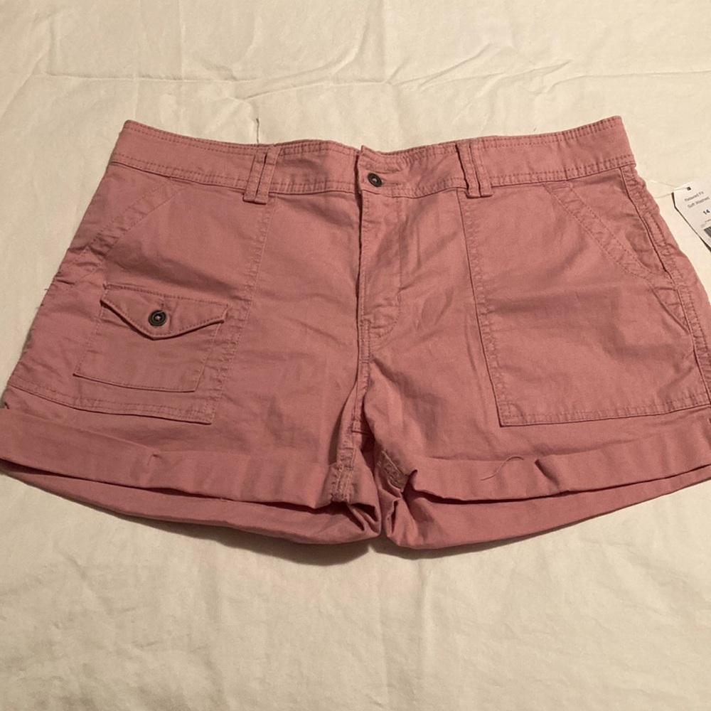 NWT Pink Time and Tru Shorts size 14